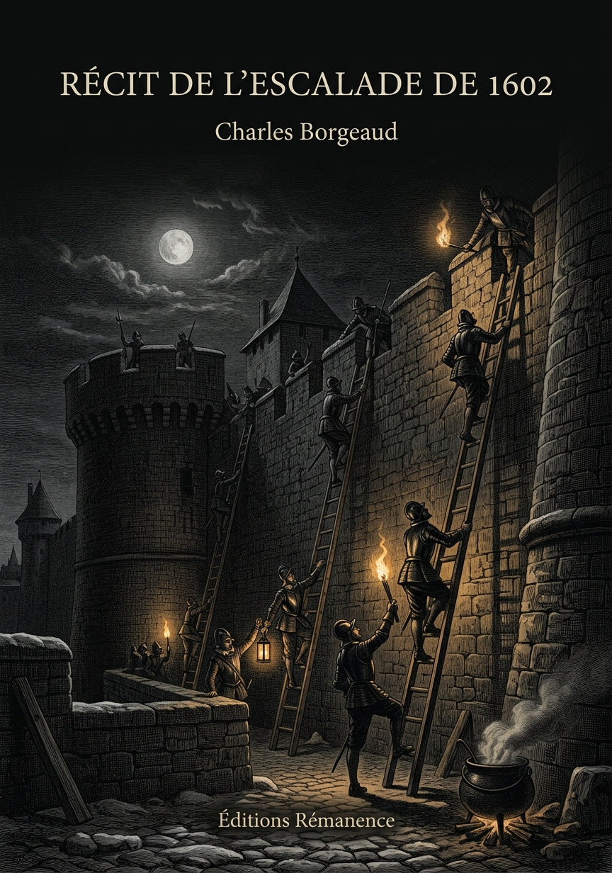 Livre Récit de l’Escalade de 1602 par Charles Borgeaud - Couverture - Editions Remanence