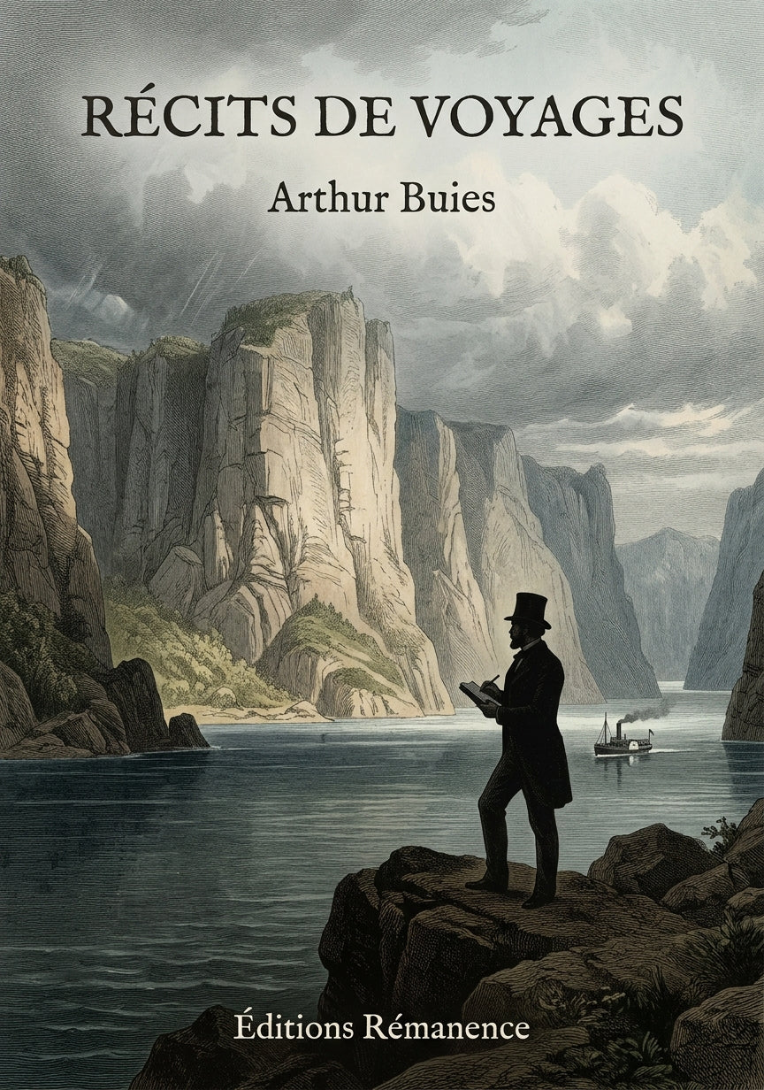 Livre Récits de voyages par Arthur Buies - Couverture - Editions Remanence