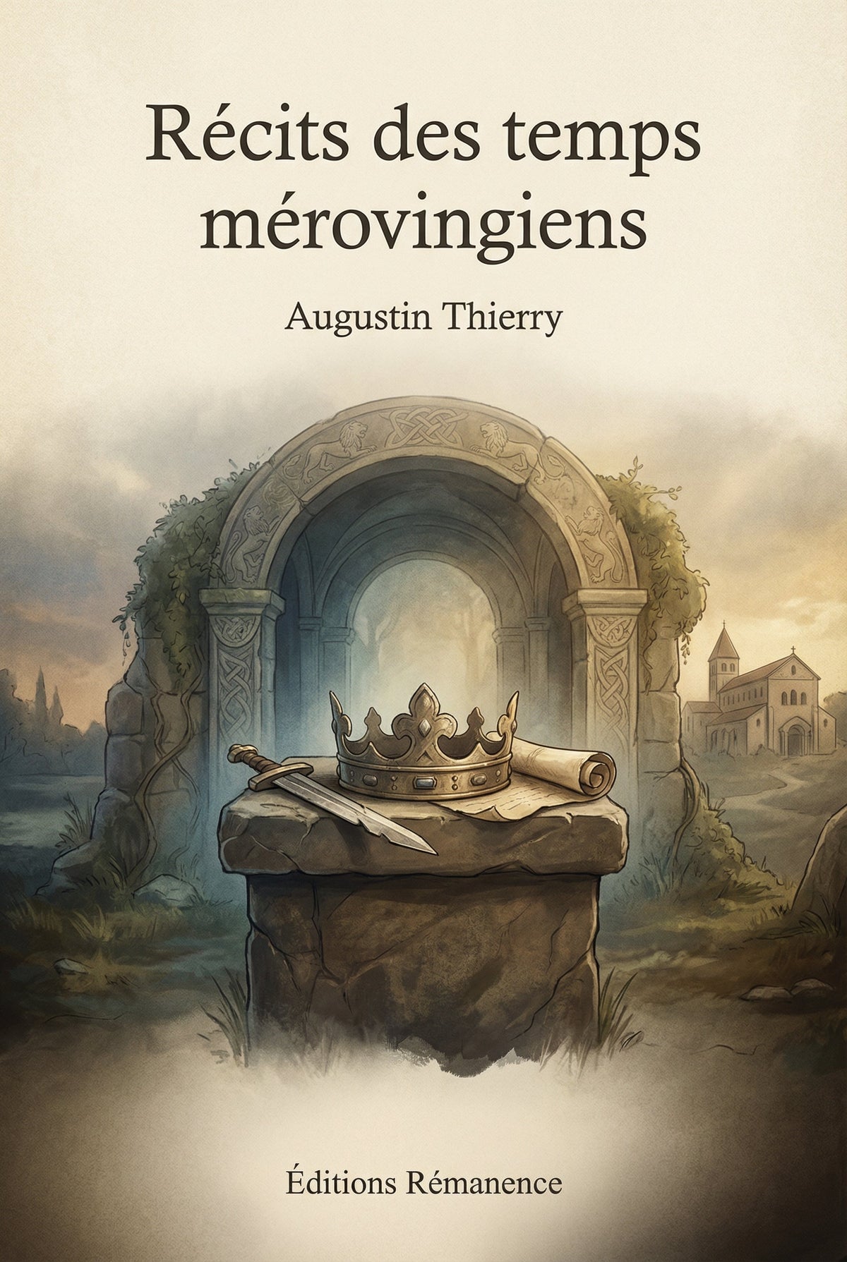 Couverture du livre Récits des temps mérovingiens d'Augustin Thierry