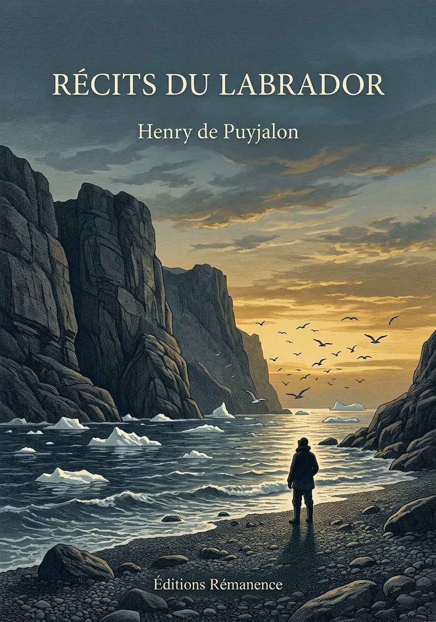 Livre Récits du Labrador par Henry de Puyjalon - Couverture - Editions Remanence