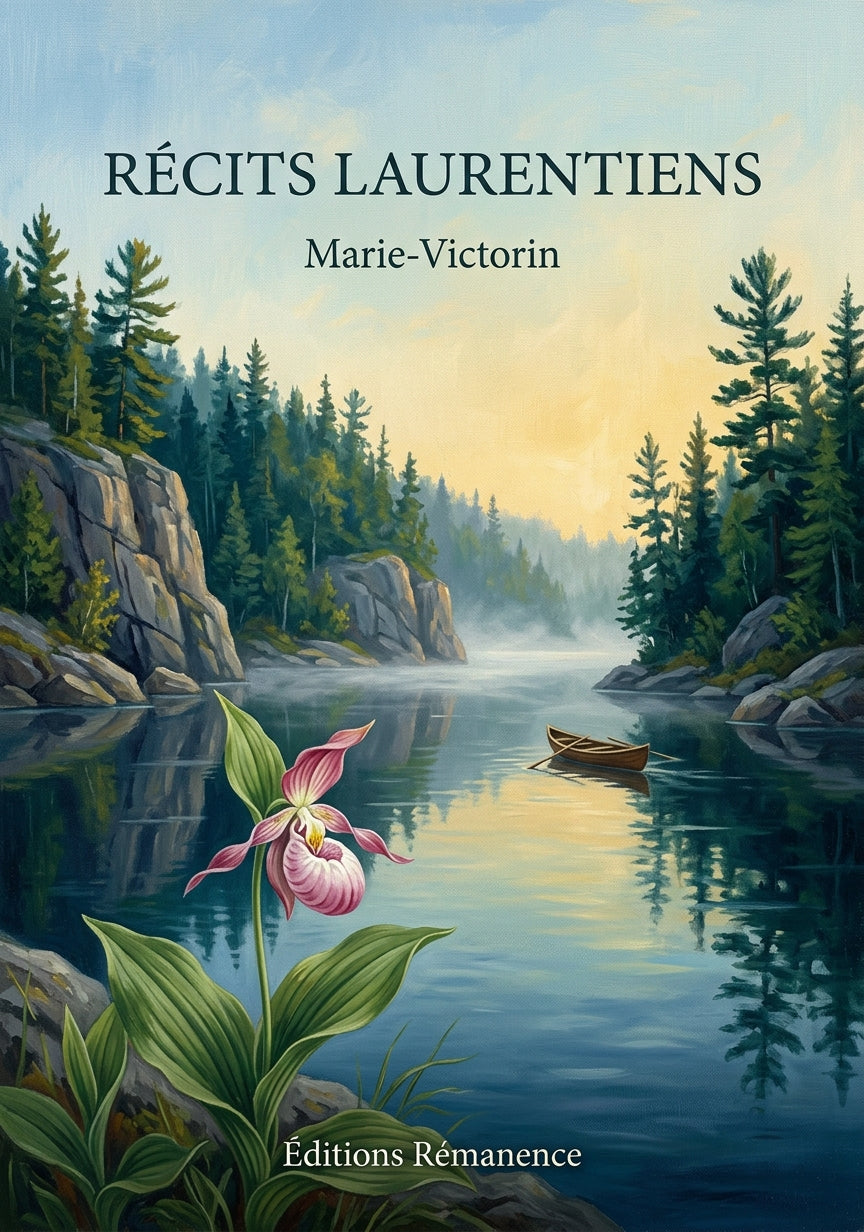 Livre Récits laurentiens par Marie-Victorin - Couverture - Editions Remanence