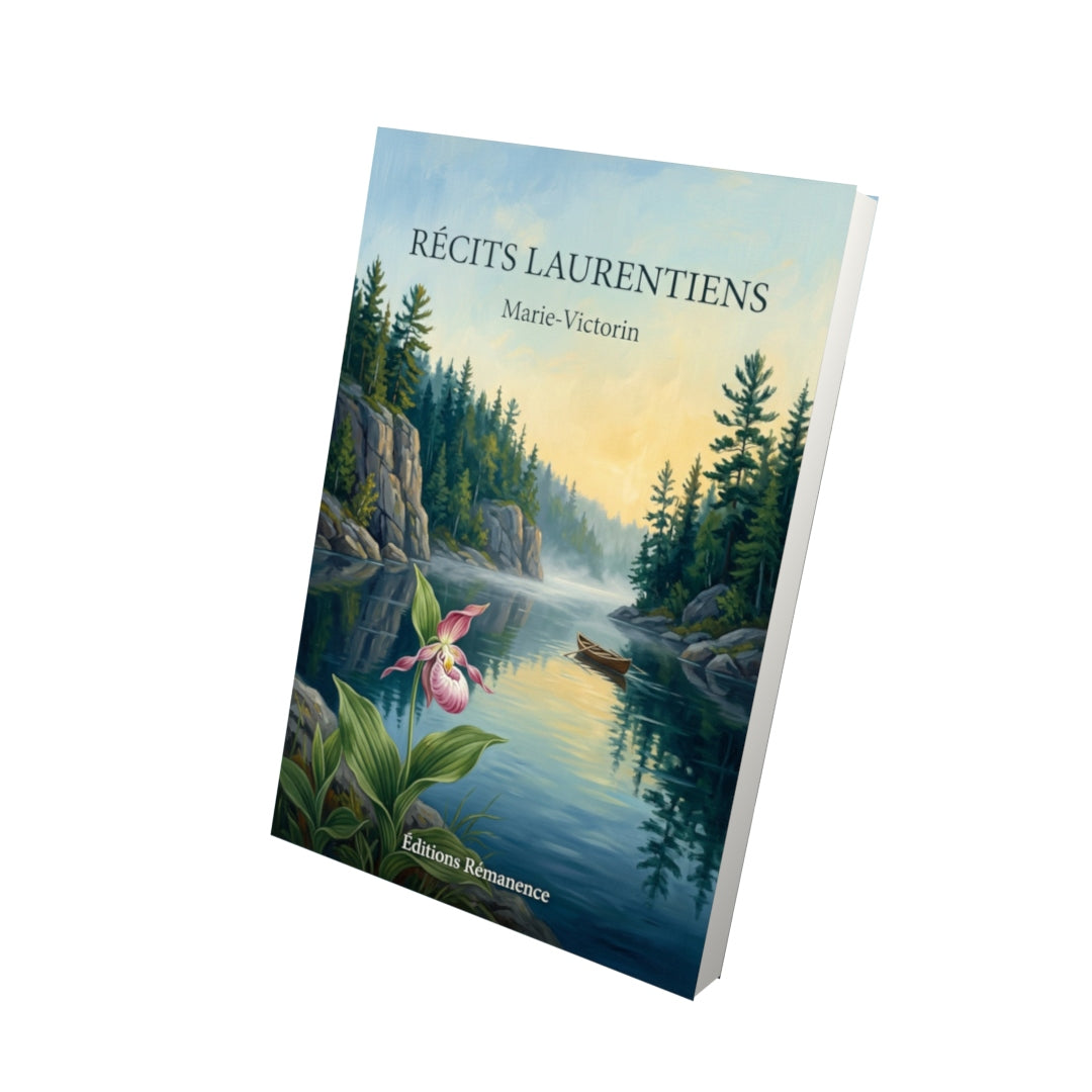 Livre Récits laurentiens par Marie-Victorin - Vue 3D - Editions Remanence