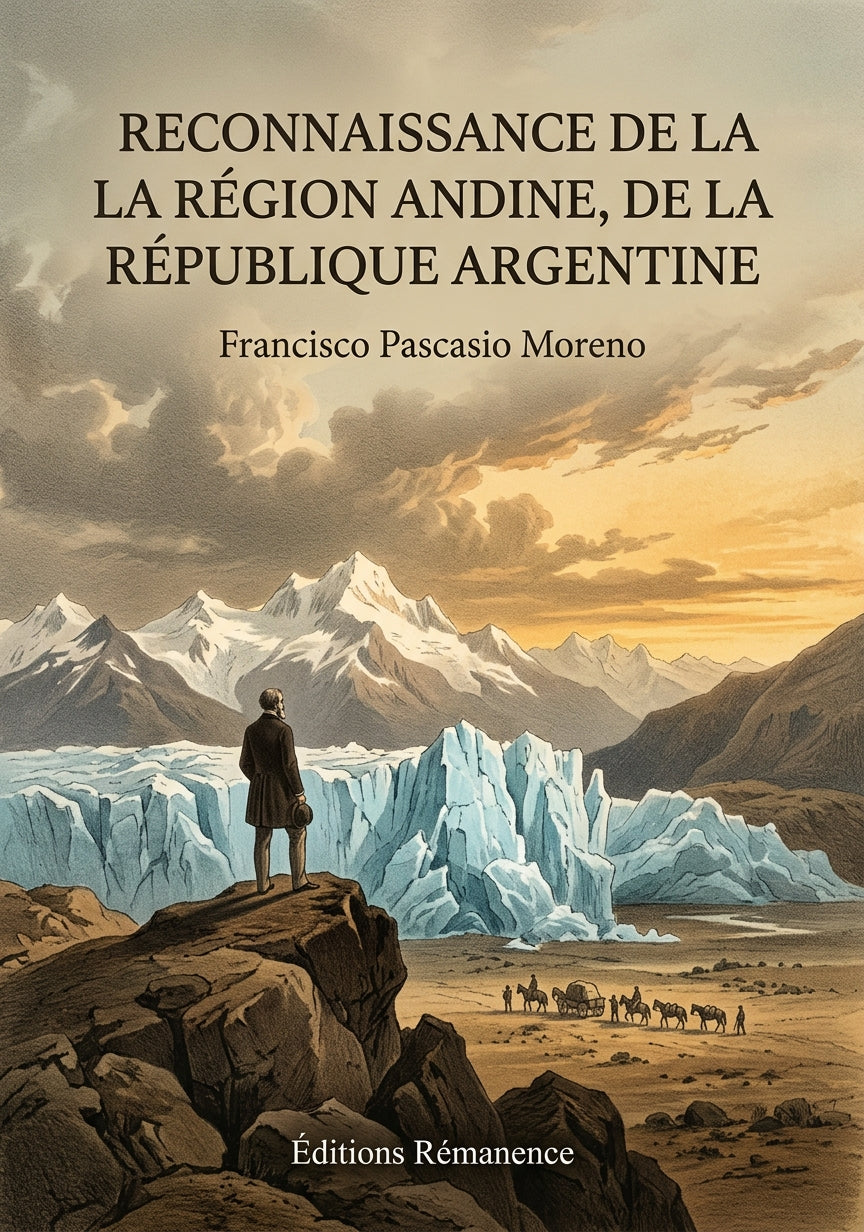 Livre Reconnaissance de la région Andine, de la République Argentine par Francisco Pascasio Moreno - Couverture - Editions Remanence