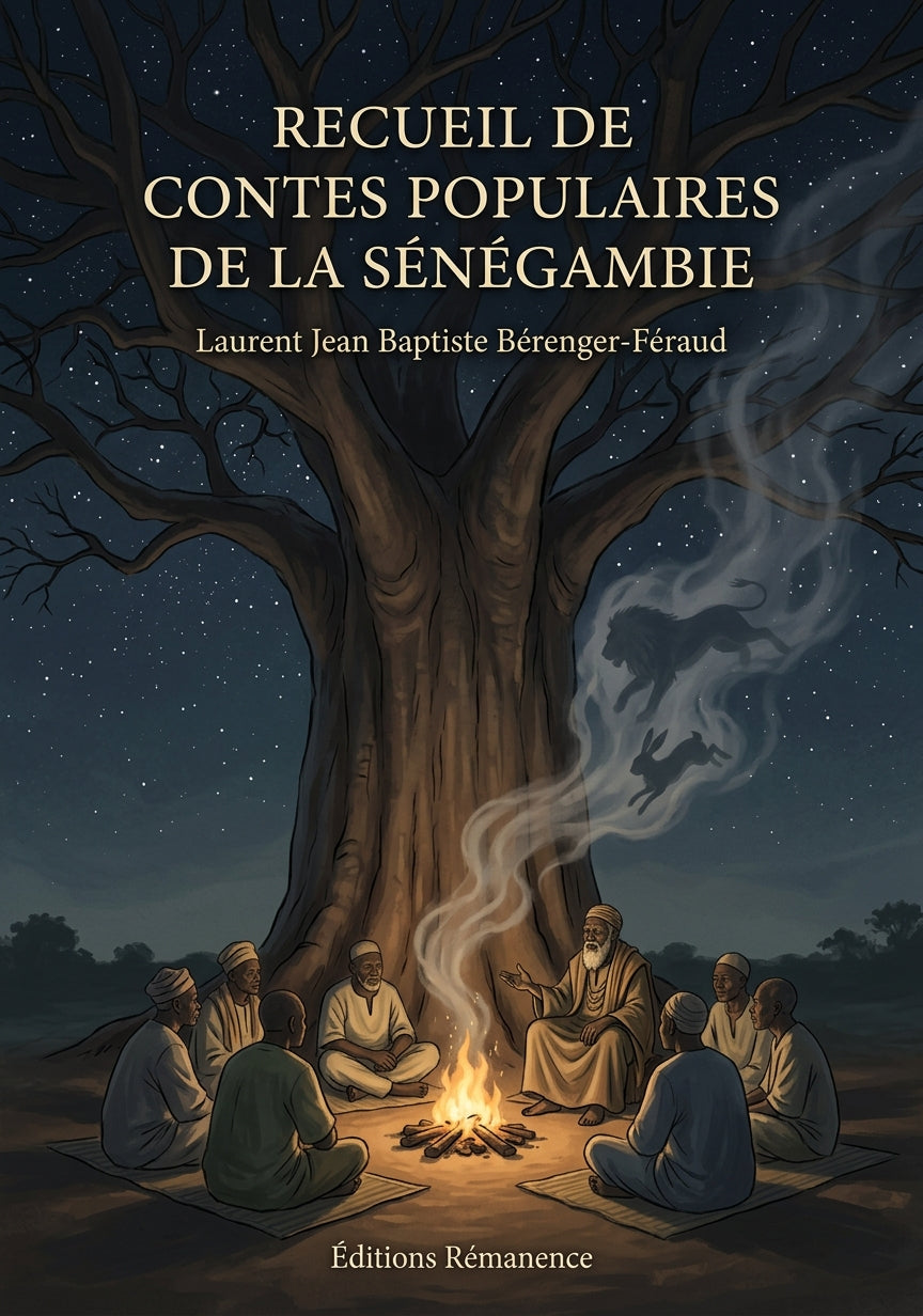 Livre Recueil de contes populaires de la Sénégambie par Laurent Jean Baptiste Bérenger-Féraud - Couverture - Editions Remanence