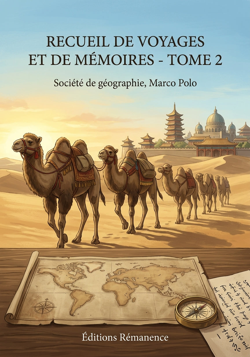 Livre Recueil de voyages et de mémoires - Tome 2 par Société de géographie, Marco Polo - Couverture - Editions Remanence