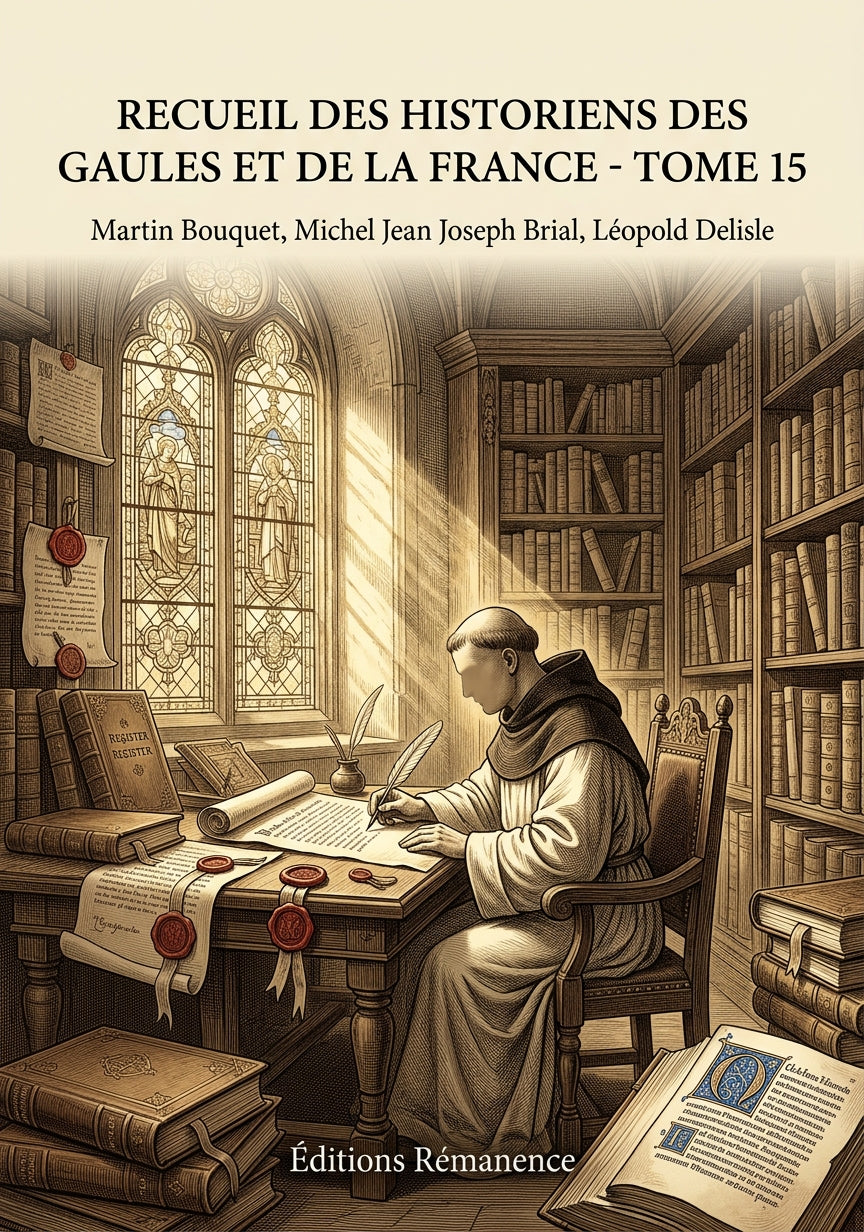 Livre Recueil des Historiens des Gaules et de la France - Tome 15 par Martin Bouquet, Michel Jean Joseph Brial, Léopold Delisle - Couverture - Editions Remanence