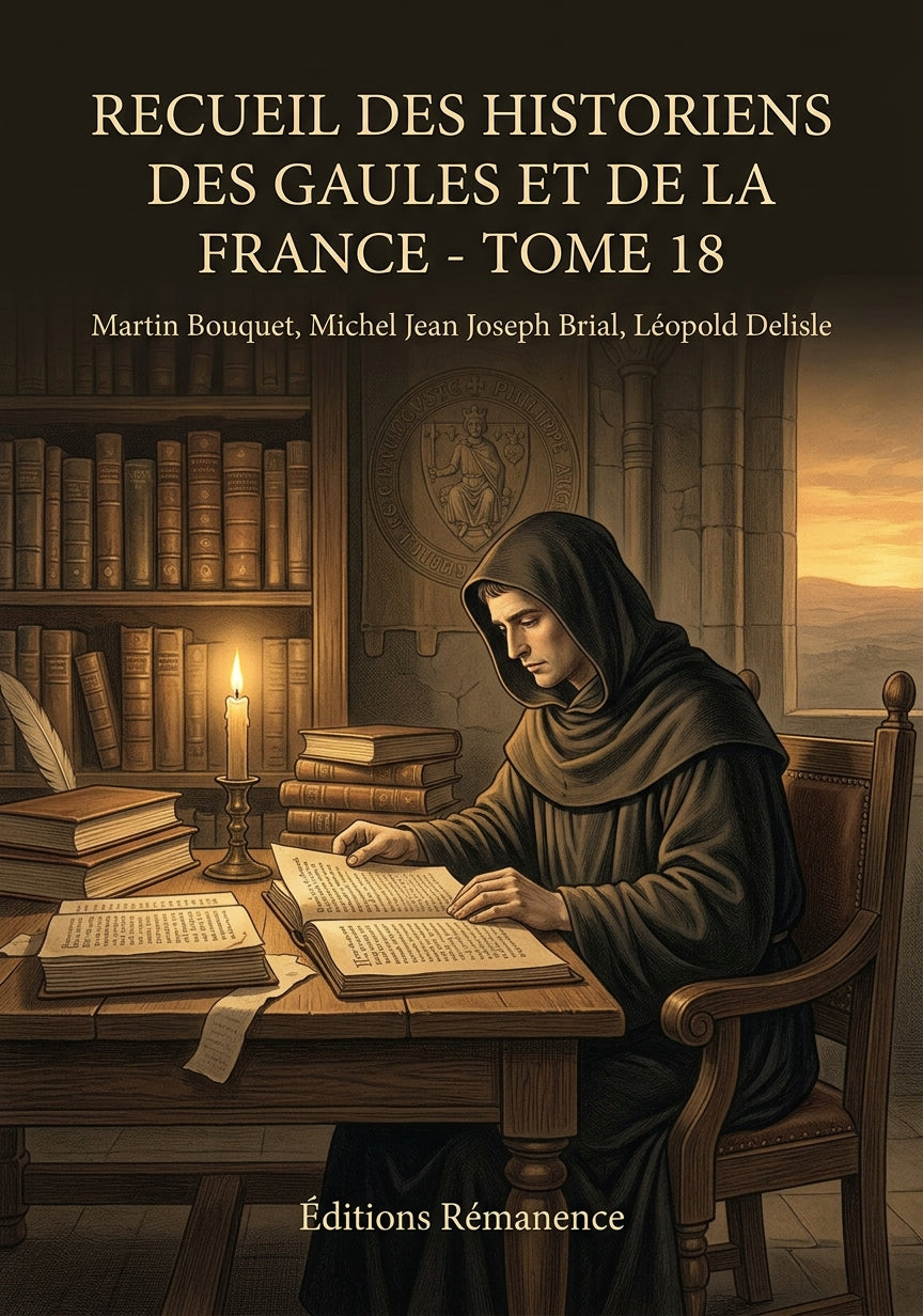 Livre Recueil des Historiens des Gaules et de la France - Tome 18 par Martin Bouquet, Michel Jean Joseph Brial, Léopold Delisle - Couverture - Editions Remanence