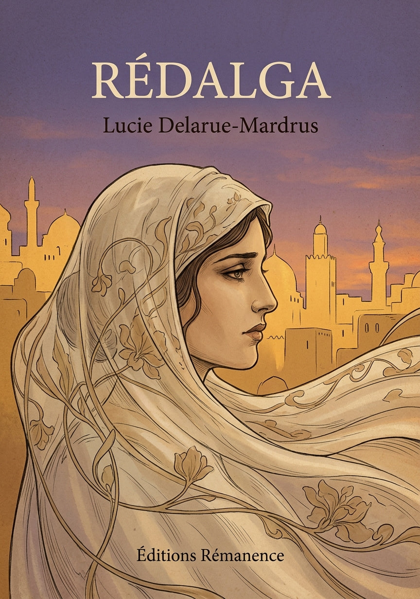 Livre Rédalga par Lucie Delarue-Mardrus - Couverture - Editions Remanence