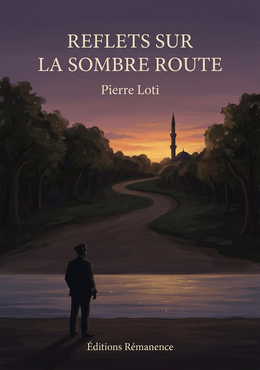 Livre Reflets sur la sombre route par Pierre Loti - Couverture - Editions Remanence