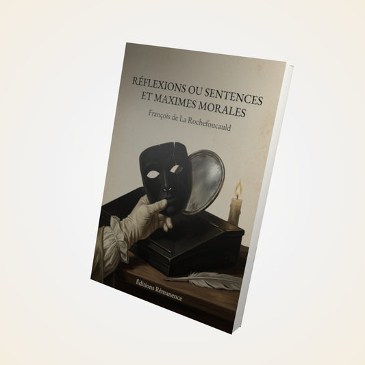 Livre Réflexions ou sentences et maximes morales - François de La Rochefoucauld - Couverture 3D