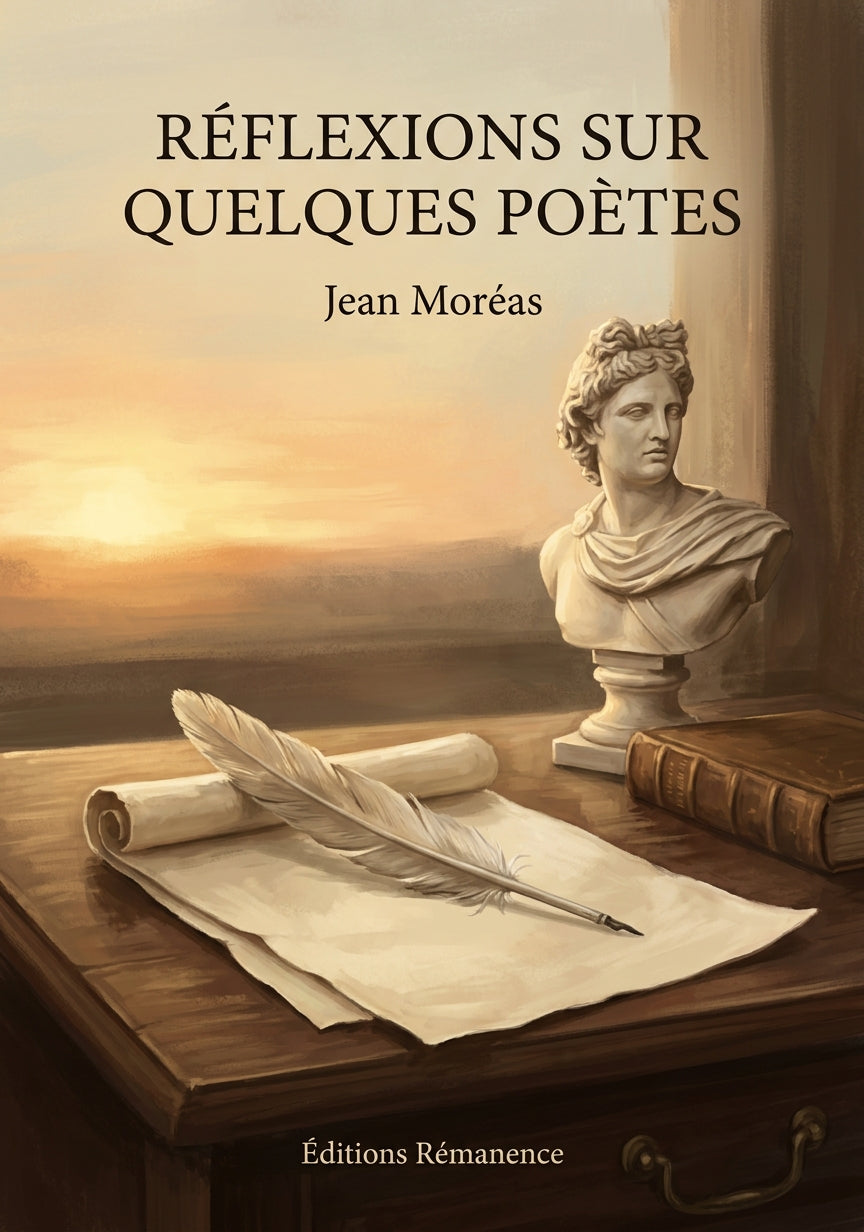 Livre Réflexions sur quelques poètes par Jean Moréas - Couverture - Editions Remanence