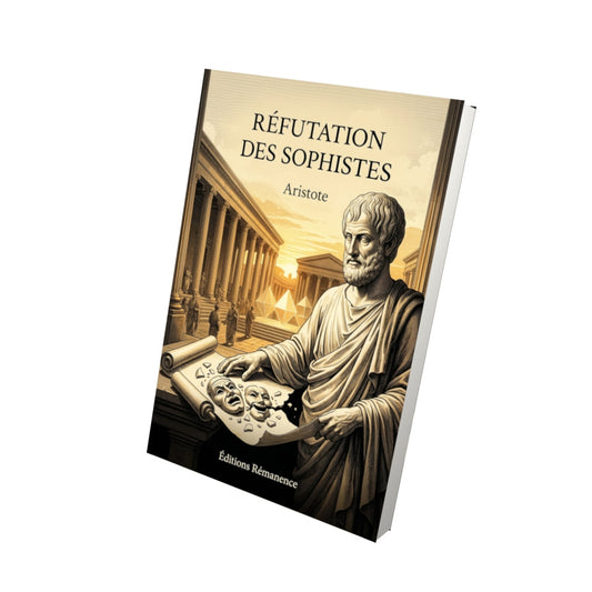 Livre Réfutation des sophistes - Aristote - Vue 3D - Editions Remanence
