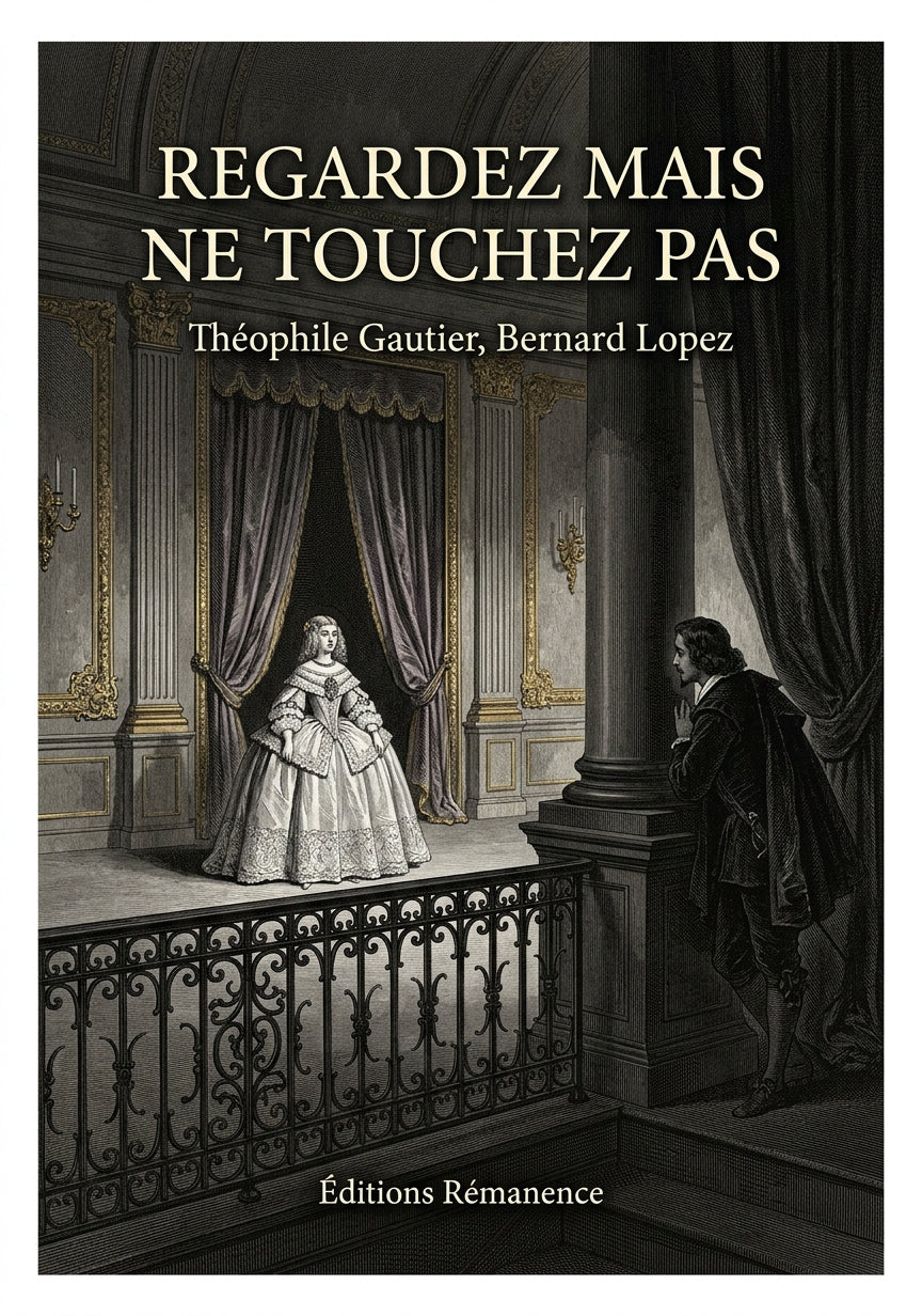 Livre Regardez mais ne touchez pas par Théophile Gautier, Bernard Lopez - Couverture - Editions Remanence