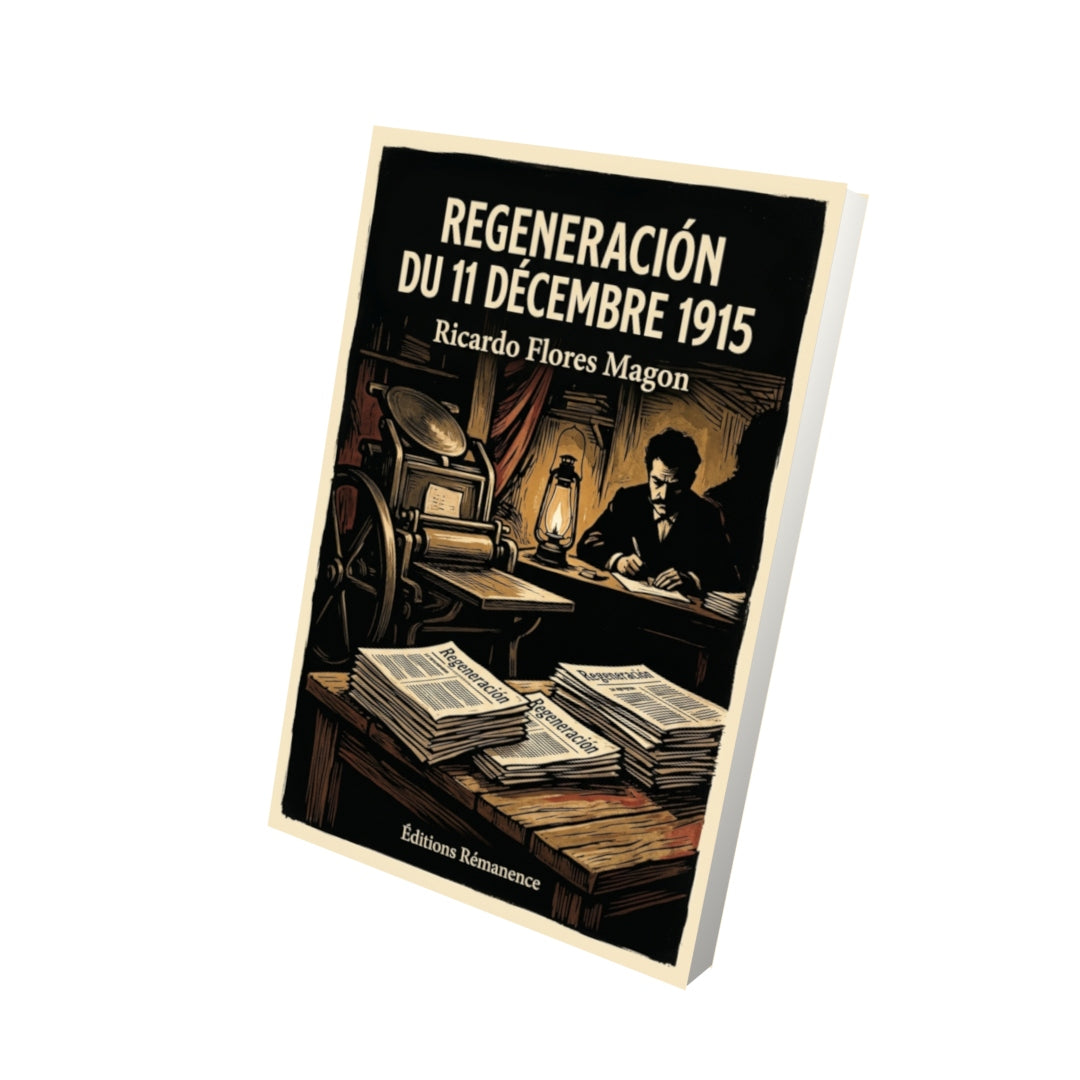 Livre Regeneración du 11 décembre 1915 par Ricardo Flores Magon - Vue 3D - Editions Remanence