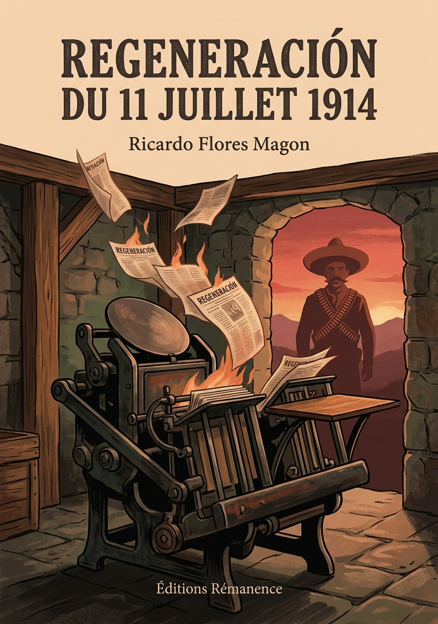 Livre Regeneración du 11 juillet 1914 par Ricardo Flores Magon - Couverture - Editions Remanence