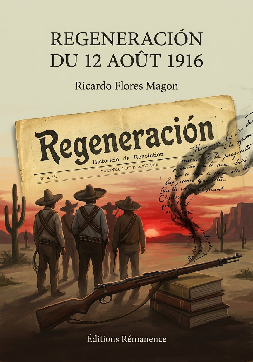 Livre Regeneración du 12 août 1916 par Ricardo Flores Magon - Couverture - Editions Remanence