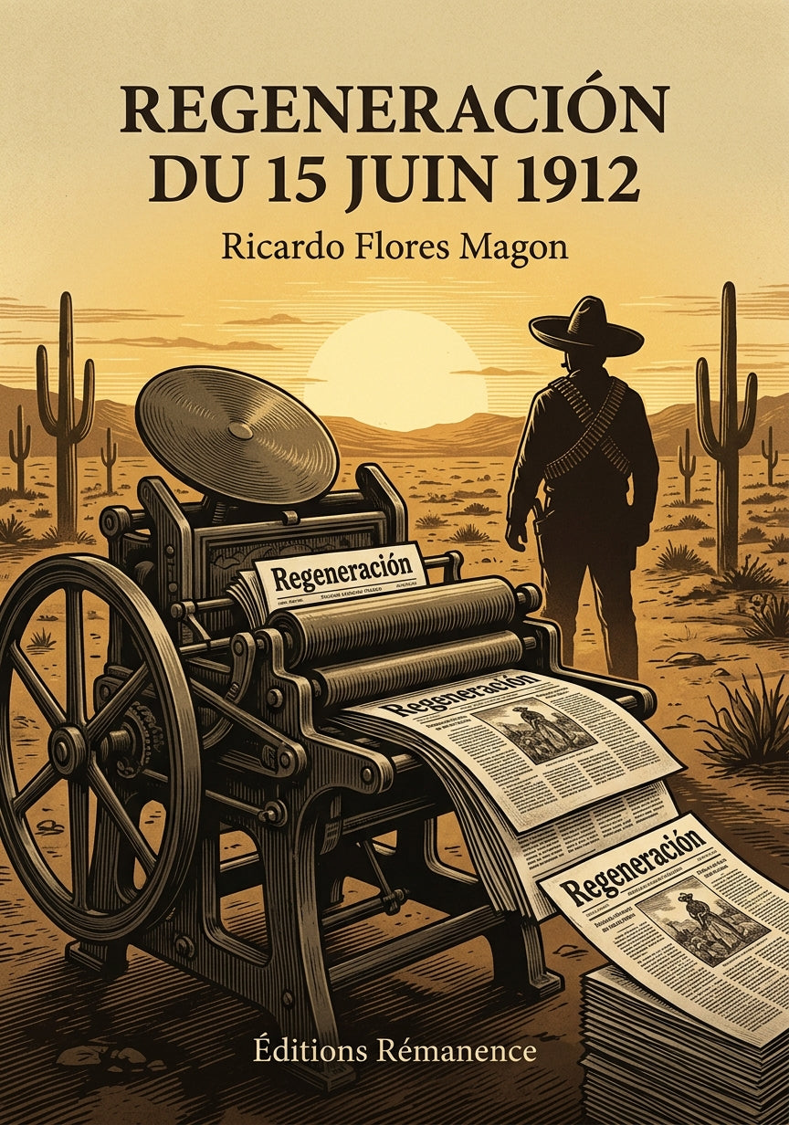 Livre Regeneración du 15 juin 1912 par Ricardo Flores Magon - Couverture - Editions Remanence