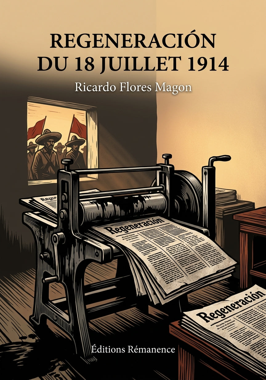 Livre Regeneración du 18 juillet 1914 par Ricardo Flores Magon - Couverture - Editions Remanence