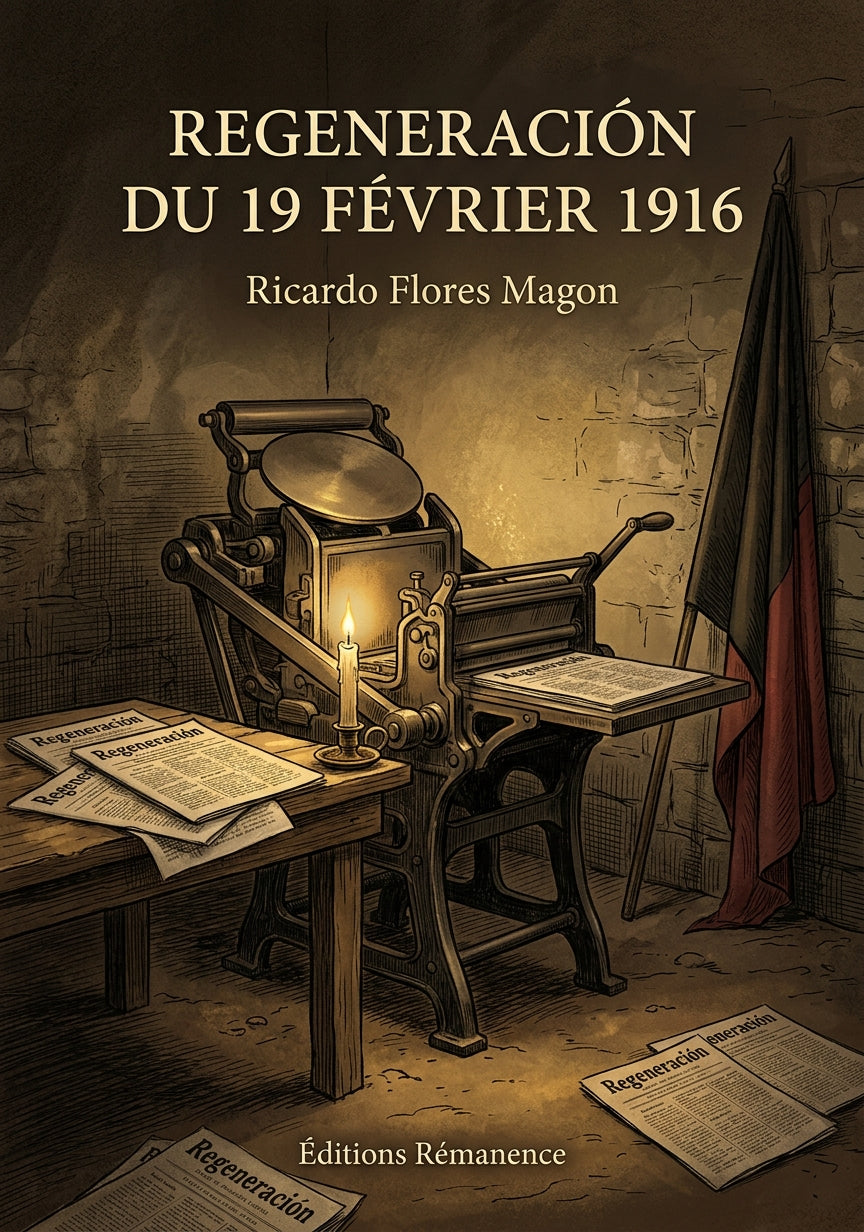 Livre Regeneración du 19 février 1916 par Ricardo Flores Magon - Couverture - Editions Remanence