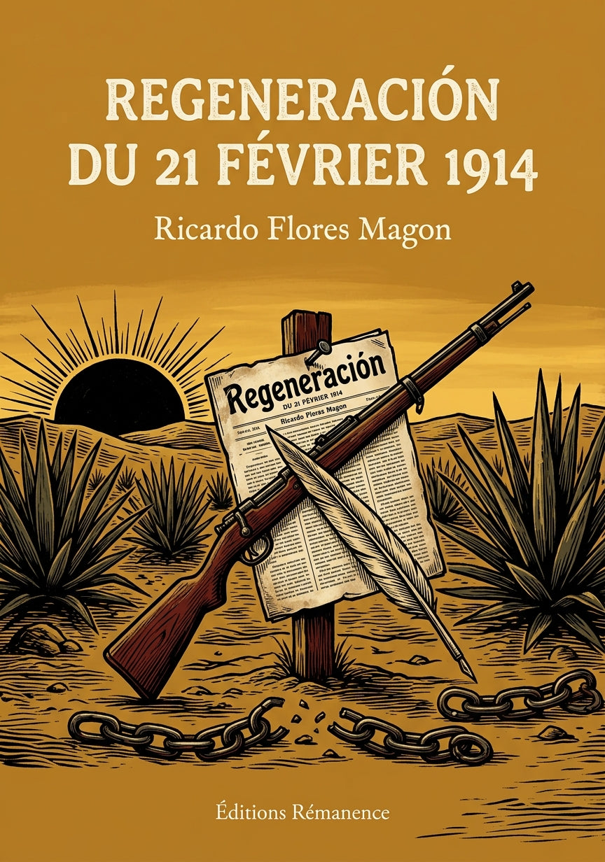 Livre Regeneración du 21 février 1914 par Ricardo Flores Magon - Couverture - Editions Remanence