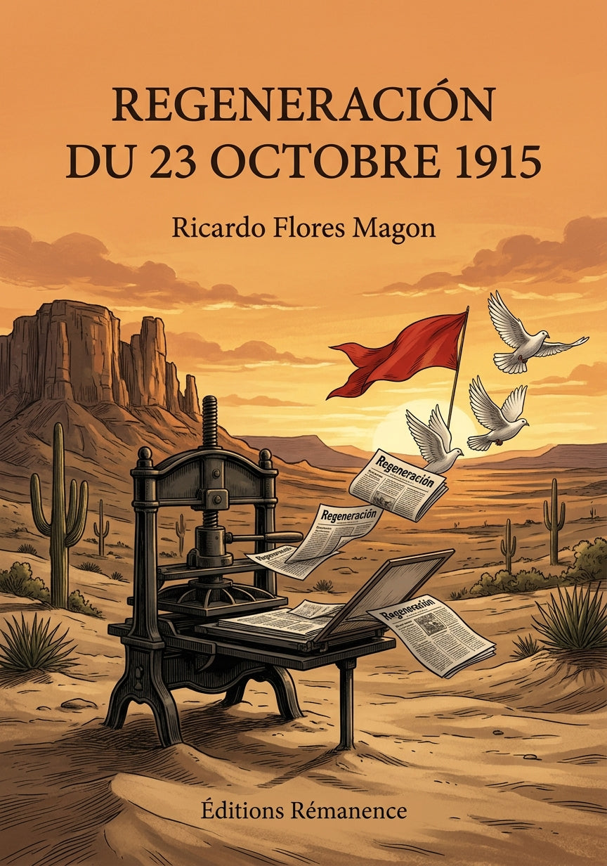 Livre Regeneración du 23 octobre 1915 par Ricardo Flores Magon - Couverture - Editions Remanence