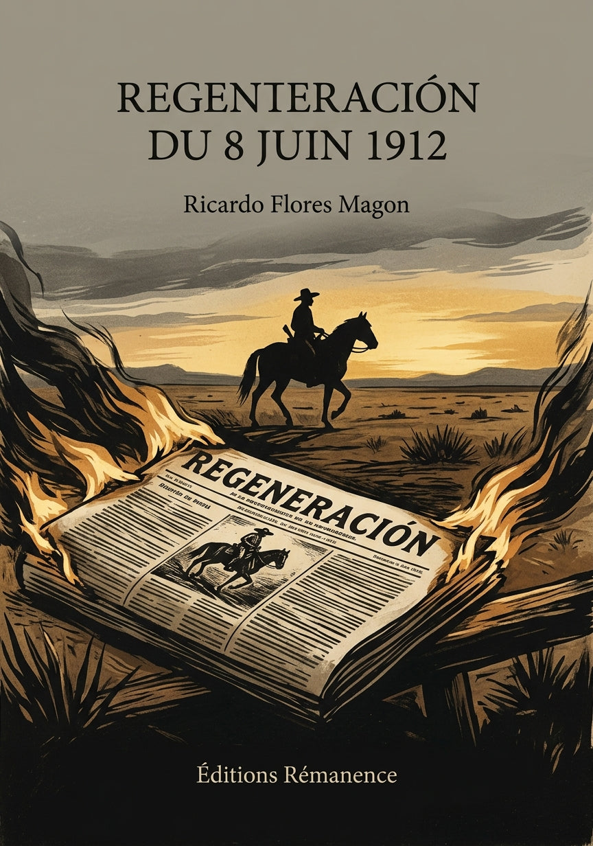 Livre Regeneración du 8 juin 1912 par Ricardo Flores Magon - Couverture - Editions Remanence
