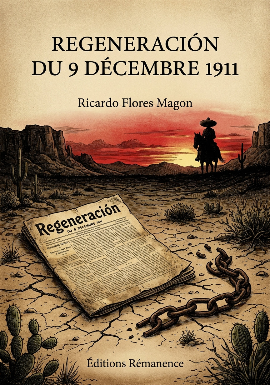 Livre Regeneración du 9 décembre 1911 par Ricardo Flores Magon - Couverture - Editions Remanence