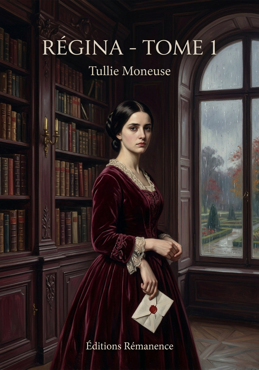 Livre Régina - Tome 1 par Tullie Moneuse - Couverture - Editions Remanence