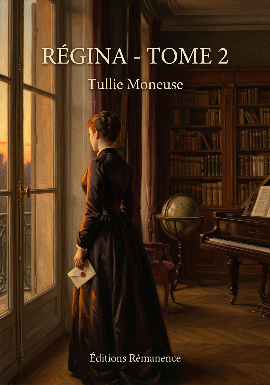 Livre Régina - Tome 2 par Tullie Moneuse - Couverture - Editions Remanence