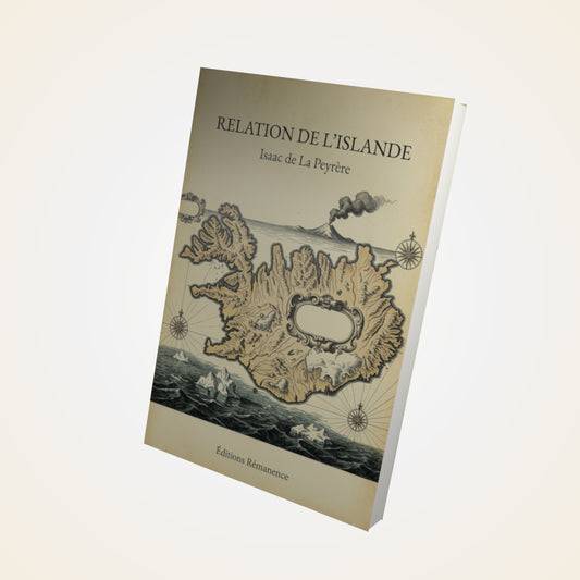 Livre Relation de l'Islande - Isaac de La Peyrère - Couverture 3D