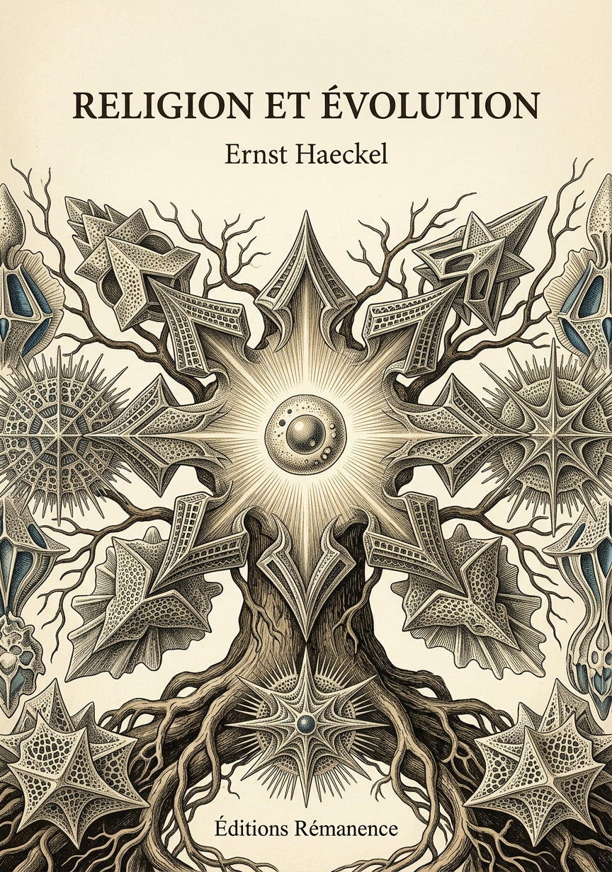 Livre Religion et Évolution par Ernst Haeckel - Couverture - Editions Remanence