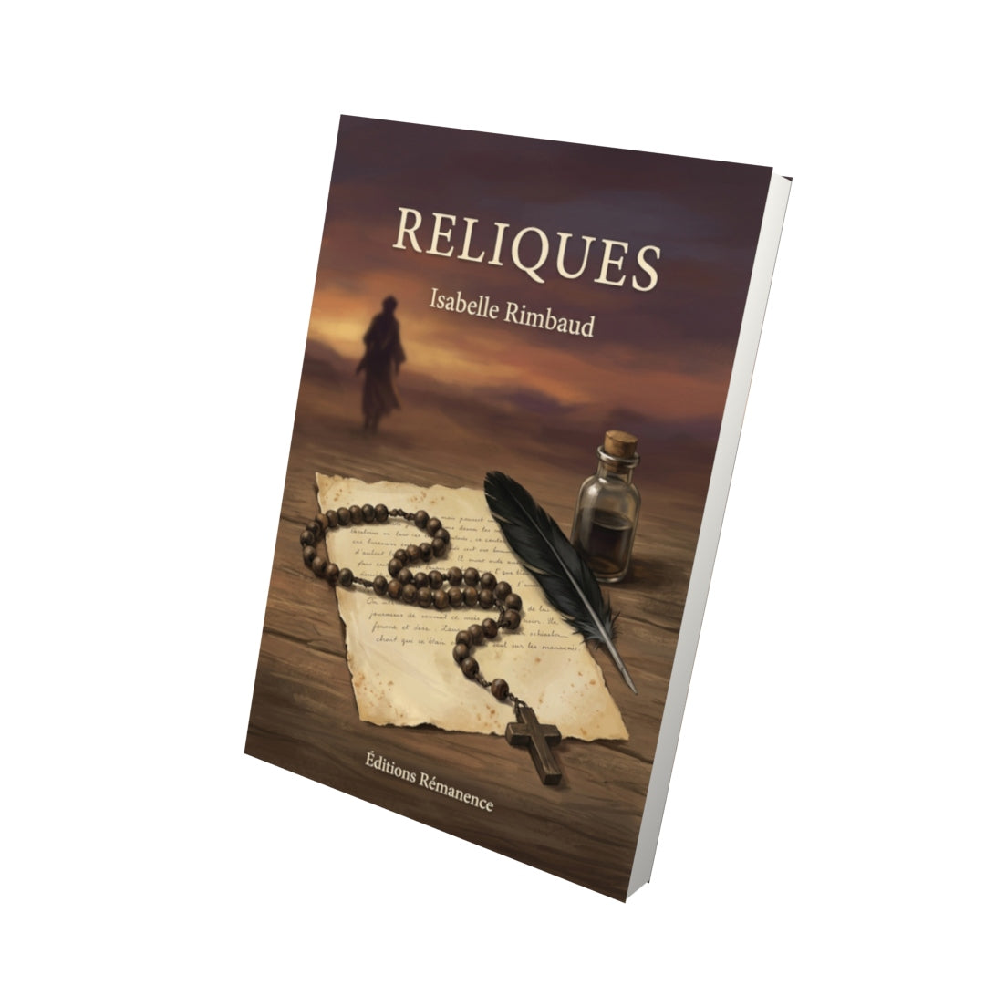 Livre Reliques par Isabelle Rimbaud - Vue 3D - Editions Remanence