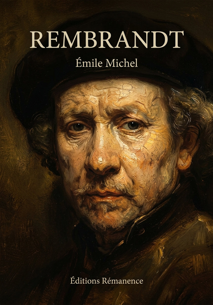 Livre Rembrandt par Émile Michel - Couverture - Editions Remanence