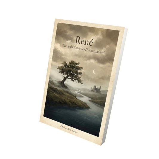 Livre René – François-René de Chateaubriand - Vue 3D - Editions Remanence