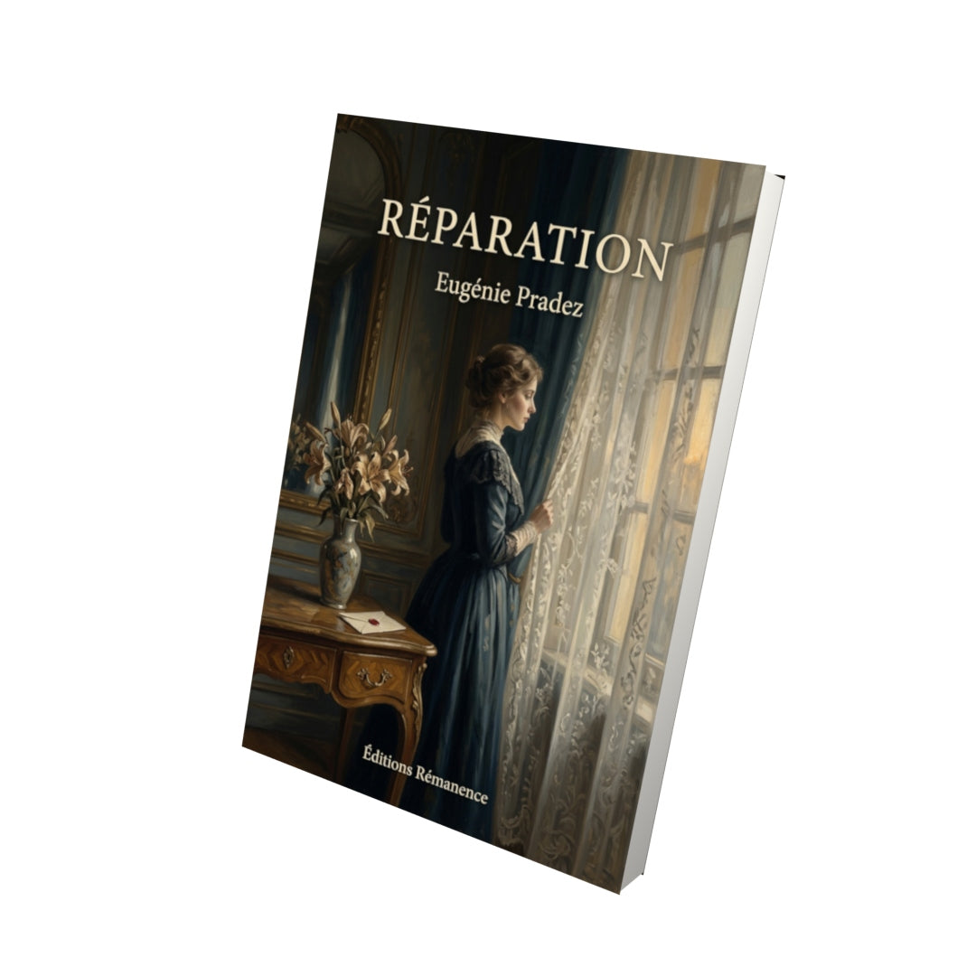 Livre Réparation par Eugénie Pradez - Vue 3D - Editions Remanence