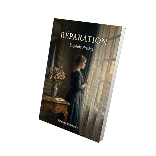 Livre Réparation par Eugénie Pradez - Vue 3D - Editions Remanence