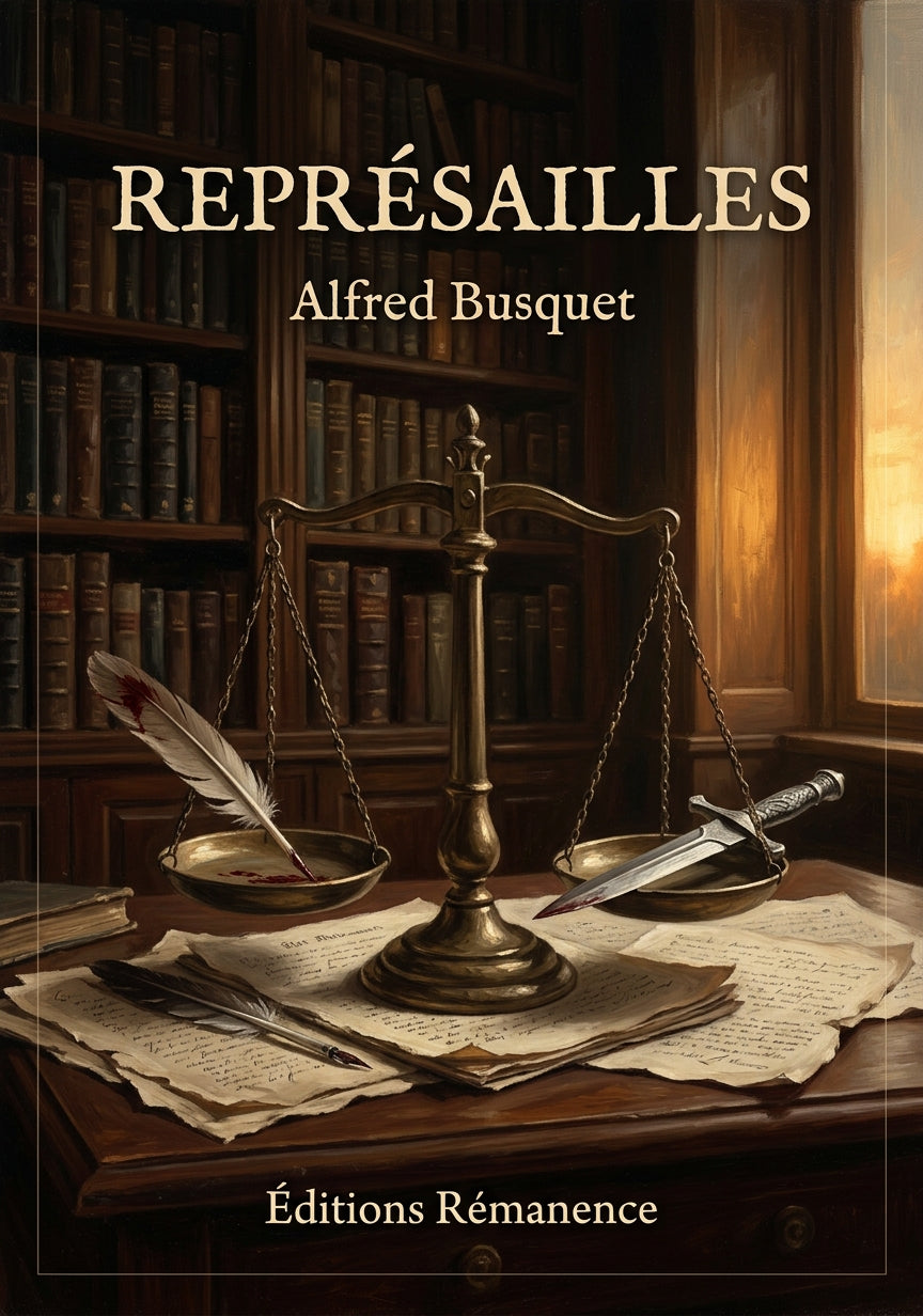 Livre Représailles par Alfred Busquet - Couverture - Editions Remanence