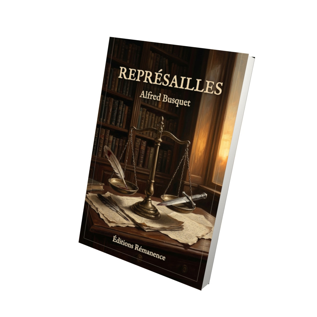 Livre Représailles par Alfred Busquet - Vue 3D - Editions Remanence