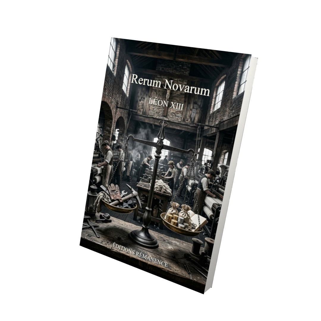 Livre Rerum Novarum - Léon XIII - Vue 3D - Editions Remanence
