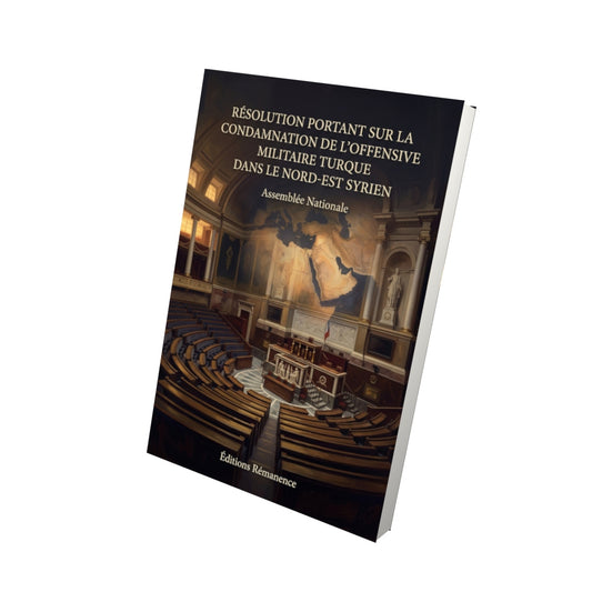 Livre Résolution portant sur la condamnation de l’offensive militaire turque dans le Nord-Est syrien par Assemblée Nationale - Vue 3D - Editions Remanence