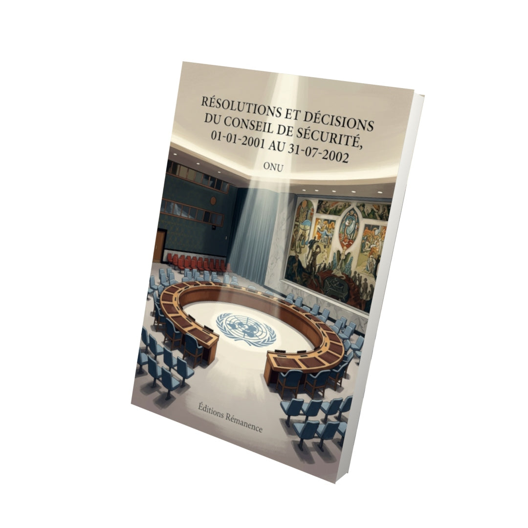 Livre Résolutions et décisions du conseil de sécurité, 1979 par ONU - Vue 3D - Editions Remanence