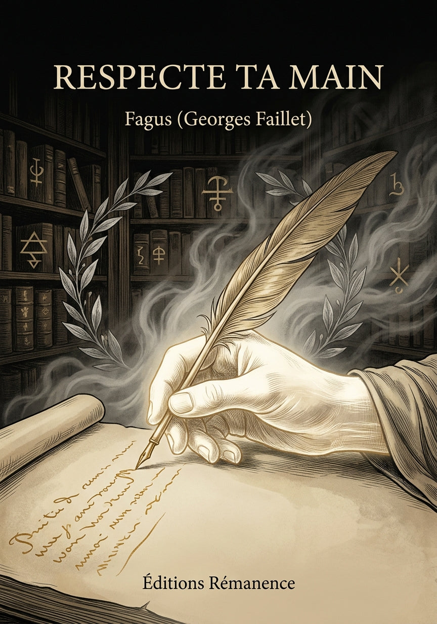 Livre Respecte ta main par Fagus (Georges Faillet) - Couverture - Editions Remanence