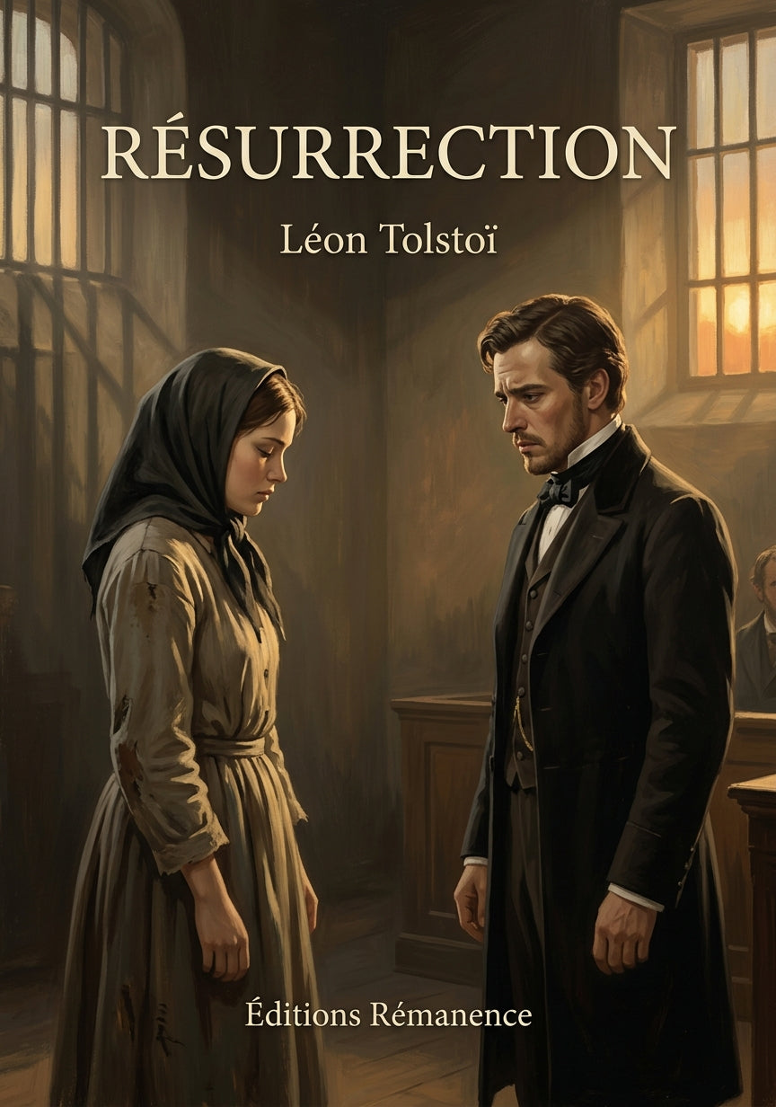 Livre Résurrection par Léon Tolstoï - Couverture - Editions Remanence