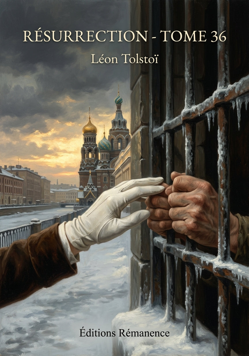 Livre Résurrection - Tome 36 par Léon Tolstoï - Couverture - Editions Remanence