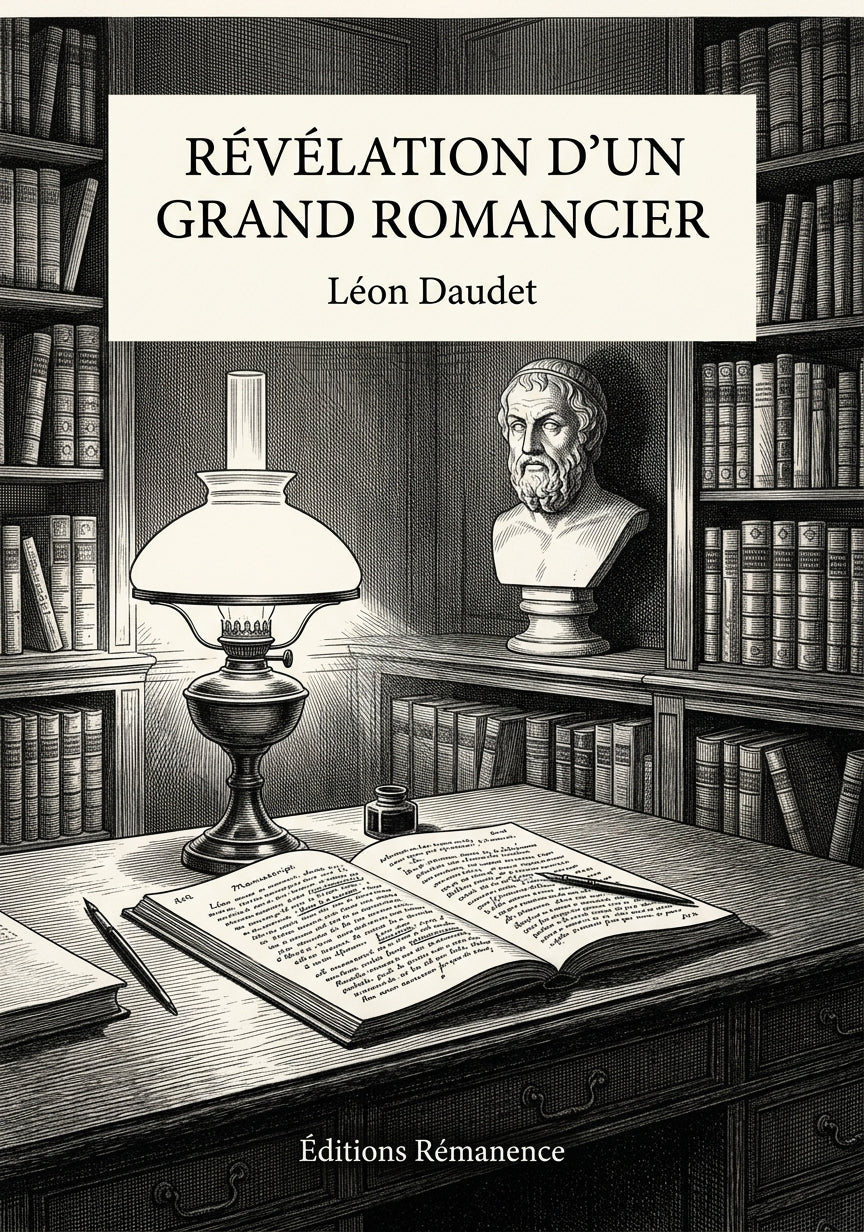 Livre Révélation d’un grand romancier par Léon Daudet - Couverture - Editions Remanence