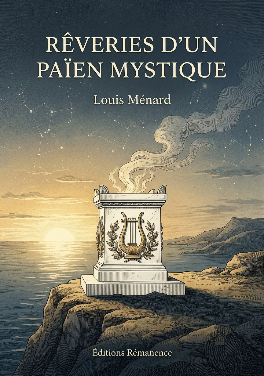 Livre Rêveries d’un païen mystique par Louis Ménard - Couverture - Editions Remanence