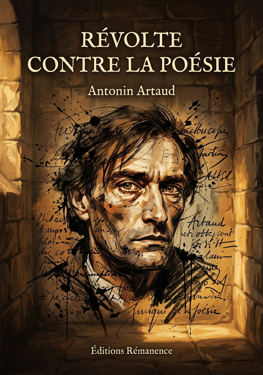 Livre Révolte contre la poésie par Antonin Artaud - Couverture - Editions Remanence