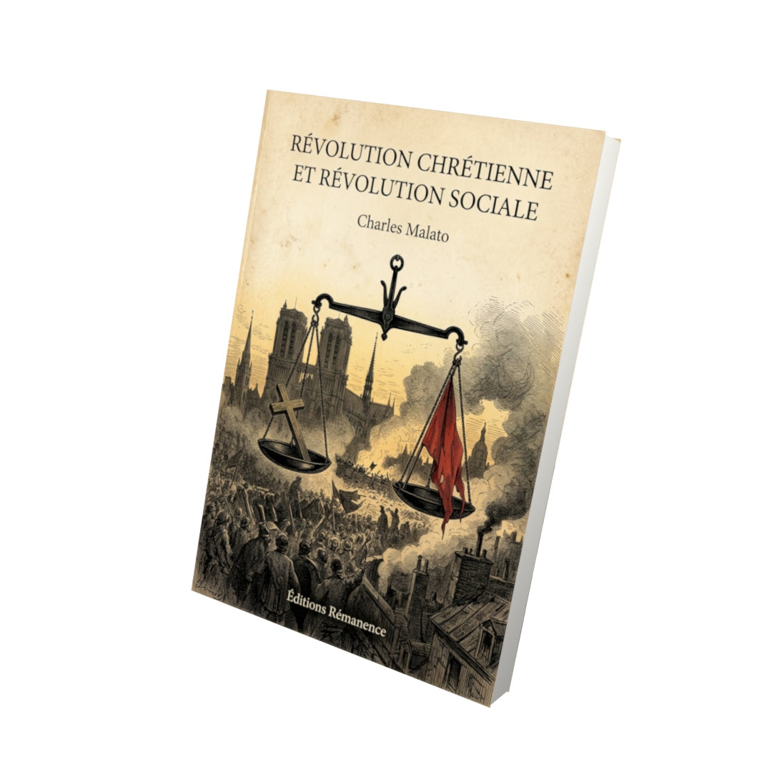 Livre Révolution chrétienne et Révolution sociale par Charles Malato - Vue 3D - Editions Remanence