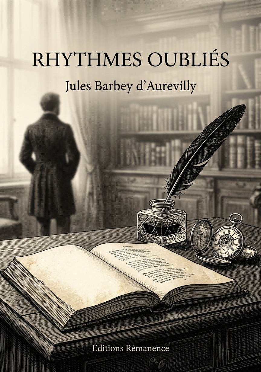Livre Rhythmes oubliés par Jules Barbey d’Aurevilly - Couverture - Editions Remanence