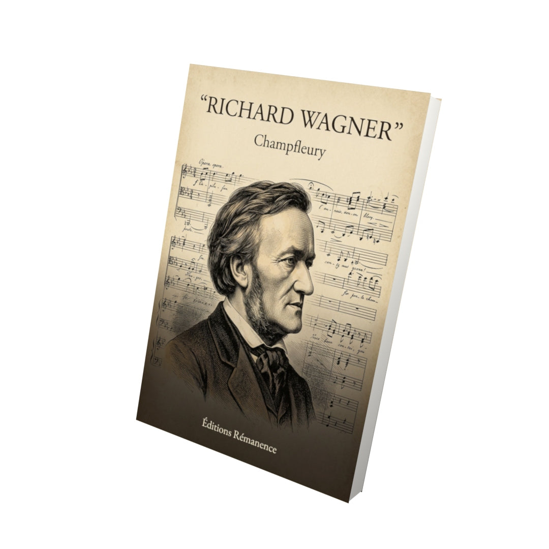 Livre Richard Wagner - Champfleury - Vue 3D - Editions Remanence